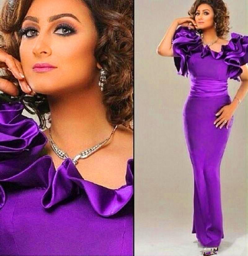 Sheath Party Dresses,Purple Prom Dresses,Dubai Kaftan Arabic Dress